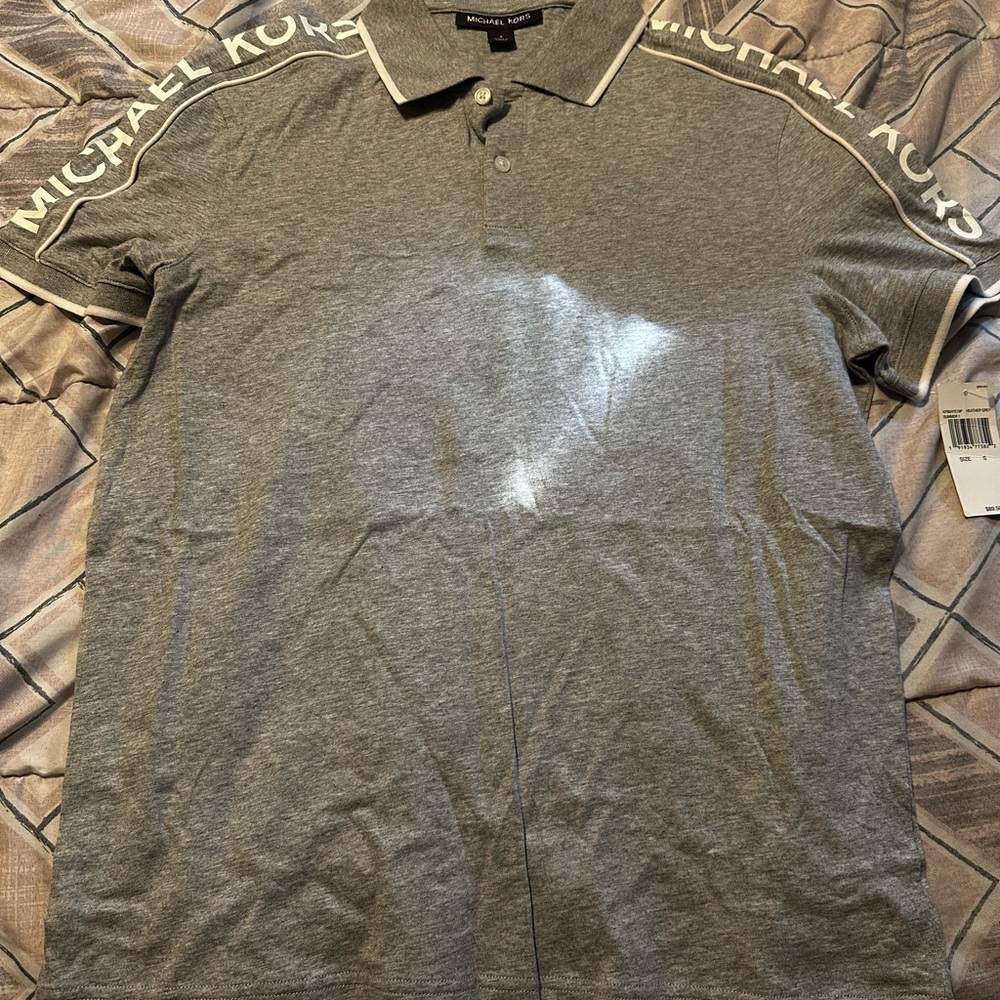 Michael Kors Charcoal Polo Shirt